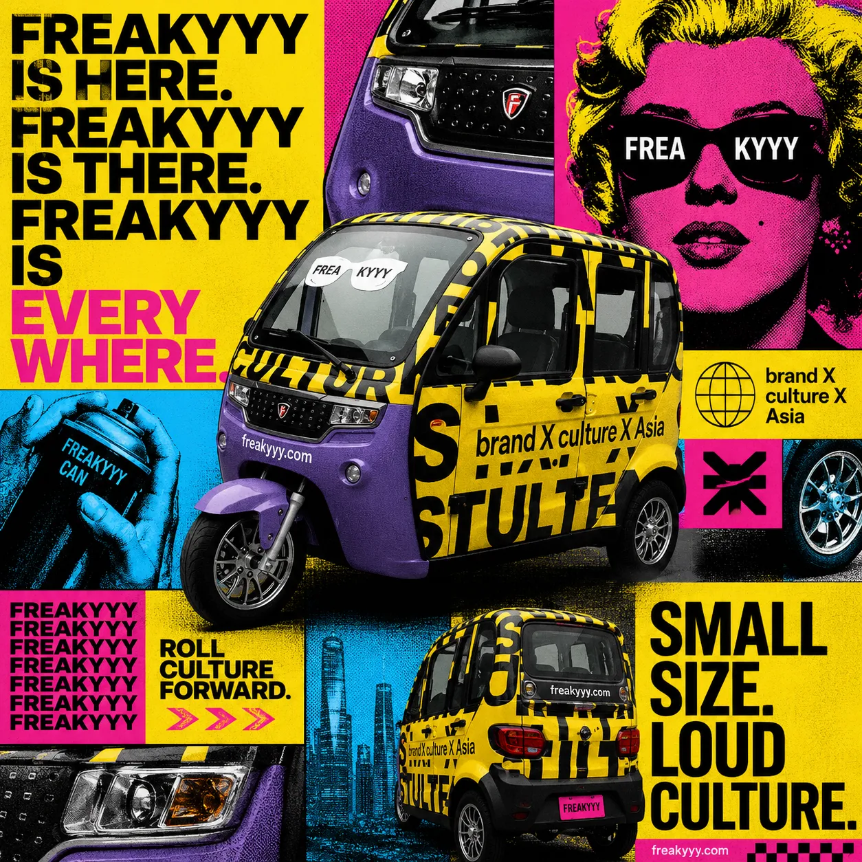 Freakyyy Rides solar-powered tuk-tuk
